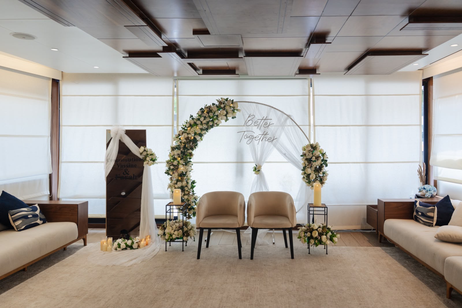 Weddings setup